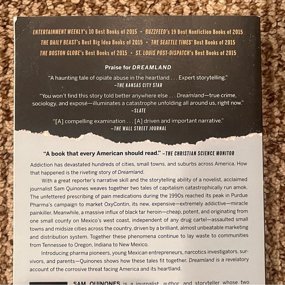 🆕 “Dreamland” opiate addiction epidemic nonfiction book by Sam Quinones - Picture 6 of 12